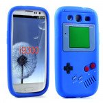 Wholesale Samsung Galaxy S3 / i9300 3D Gameboy Case (Blue)